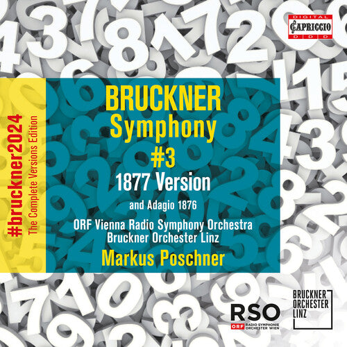 ORF Vienna Radio Symphony Orchestra: Bruckner: Symphony No. 3 (1877); Adagio (1876) - Record