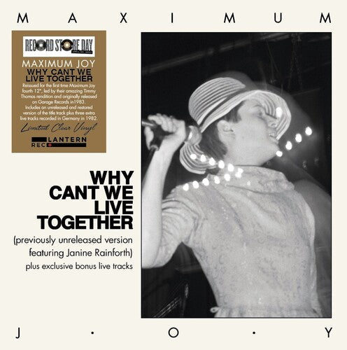 Maximum Joy: Why Can't We Live Together - Limited Clear Vinyl - VINYL