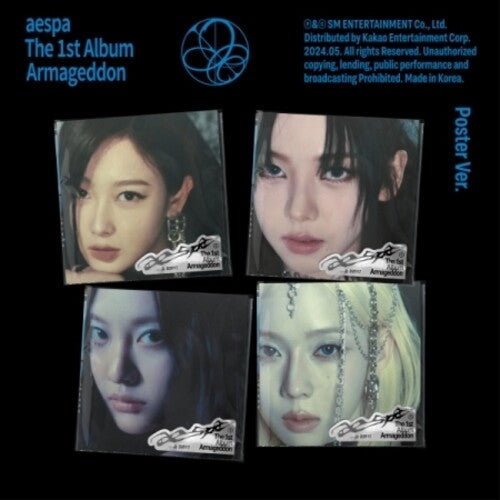 Aespa: Armageddon - Poster Version - Random Cover - incl. Postcard, Sticker, Folded Poster, Photocard - CD