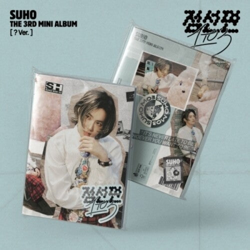Suho: 1 To 3 - ? Version - inc. Photobook, 3 Stickers, Postcard, Folded Poster + Photocard - CD