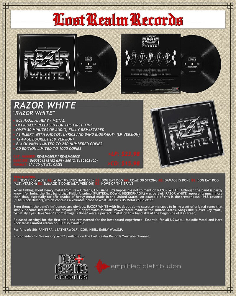 Razor White- Razor White { VINYL LP }