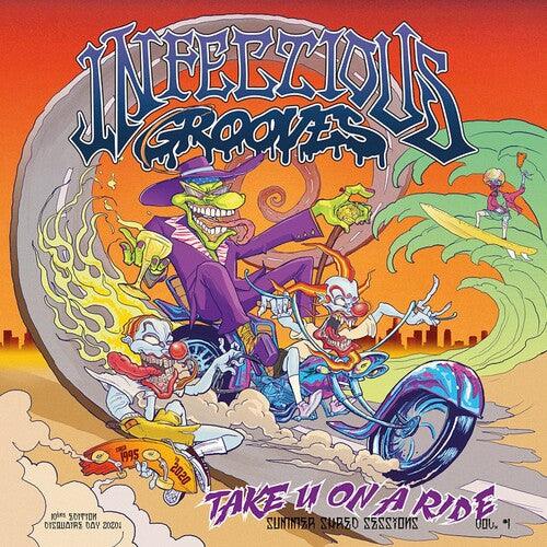 Infectious Grooves- Take U on a Ride (EP) - Green/Purple Splatter. { VINYL LP }