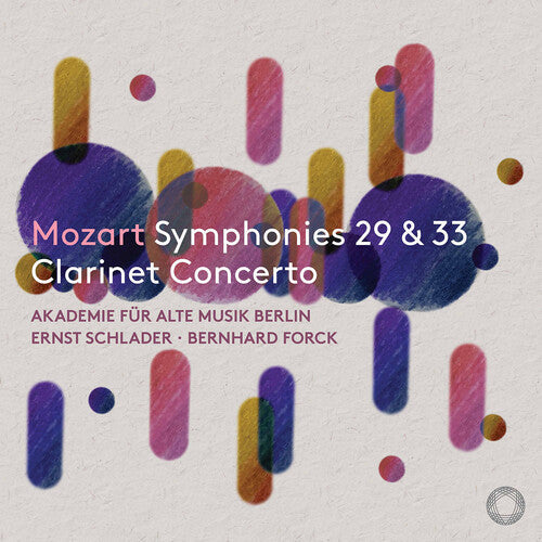 Ernst Schlader: Mozart: Symphonies Nos. 29 & 33; Clarinet Concerto - Record
