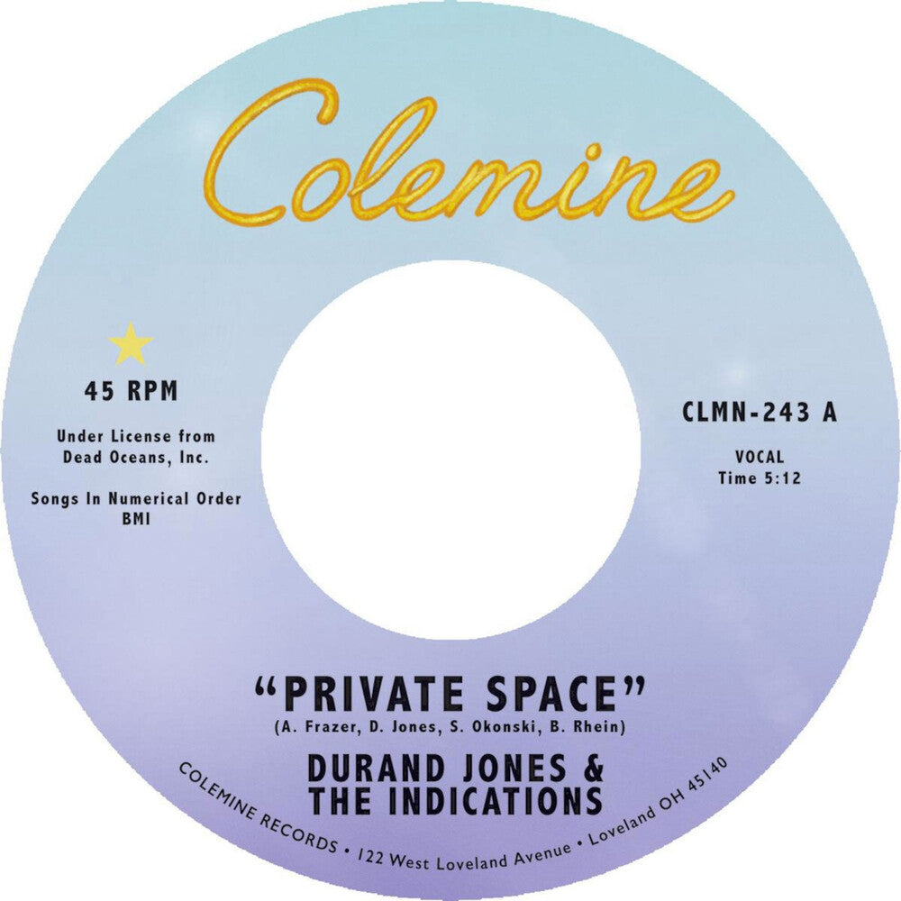 Durand Jones & The Indications- Private Space / Sea Of Love { VINYL LP }