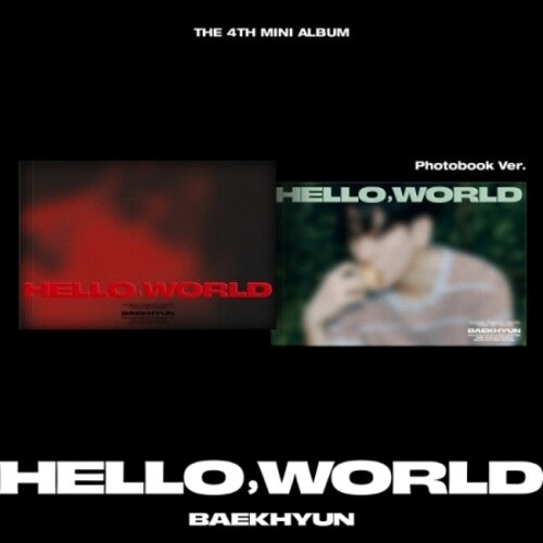 Baekhyun: Hello, World - Photobook Version - incl. 80pg Photobook, Postcard, Hidden Message Card, 2 Photocards, Sticker, Profile Card, Lyrics Folded Poster + Folded Poster - CD