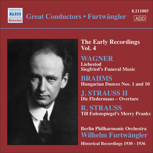 Wilhelm Furtwangler: Early Recordings Vol. 4 - Record