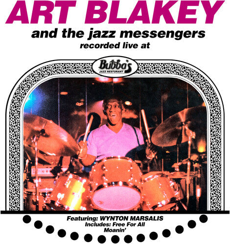 Art Blakey and The Jazz Messengers- Live At Bubba's 1980 - Clear Violet Colored Vinyl { VINYL LP }