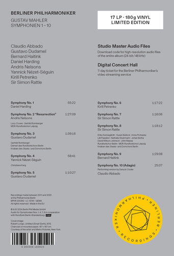 Gustav Mahler: Mahler: Symphonies Nos. 1-10 (17 LP) - Record