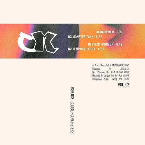Cuddling Monsters (Zentaskai / Merino Allue, Laura): Cuddling Monsters CM, Vol. 02 - 12-INCH SINGLE