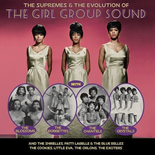 Supremes & the Evolution of the Girl Group Sound: Supremes & The Evolution Of The Girl Group Sound / Various - 140gm Pink & Black Marble Vinyl - VINYL