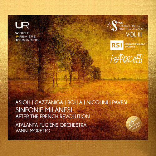 Vanni Moretto: Sinfonie Milanesi After the French Revolution - Record
