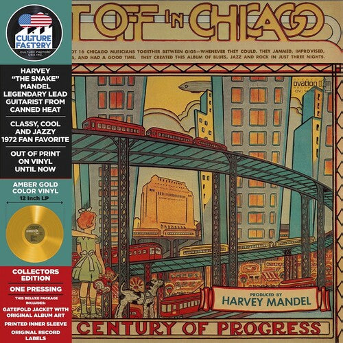 Harvey Mandel- Get Off in Chicago - Yellow/Gold { VINYL LP }