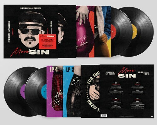Various- Disco Discharge Presents More Sin - Box Of Sin 2 (4LP Set with Booklet) { VINYL LP }