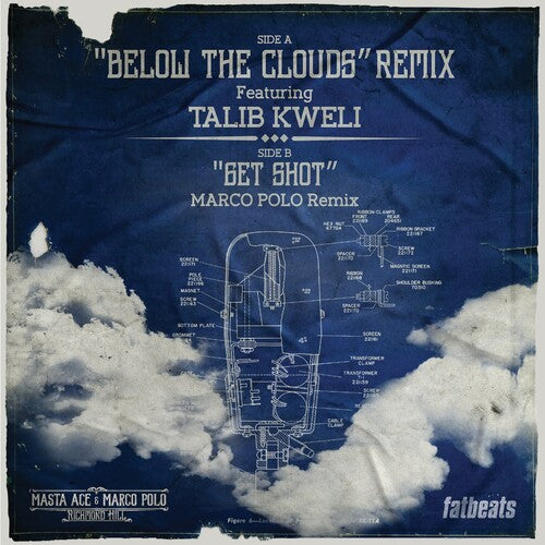 Masta Ace: Below The Clouds (remix) B/w Get Shot (remix) - 7-INCH SINGLE