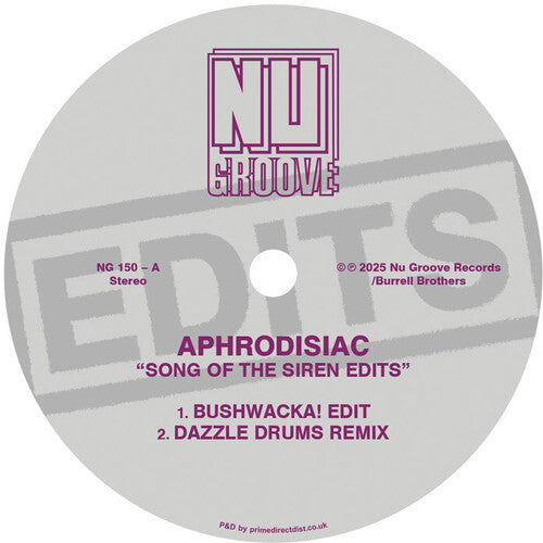 Aphrodisiac: Song Of The Siren Edits - 12-INCH SINGLE