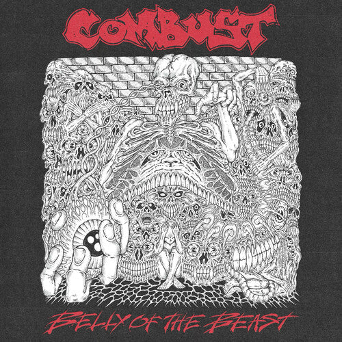 Combust- Belly of the Beast (Clear w/Black & Red Splatter Vinyl) { VINYL LP }