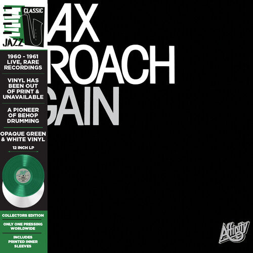 Max Roach- Again - Opaque Green & White { VINYL LP }
