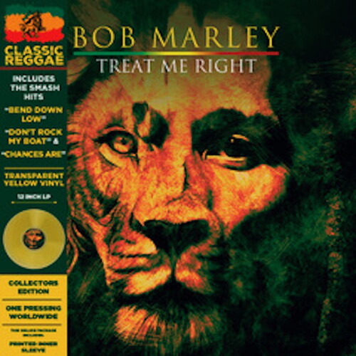 Bob Marley- Treat Me Right - Yellow Vinyl { VINYL LP }
