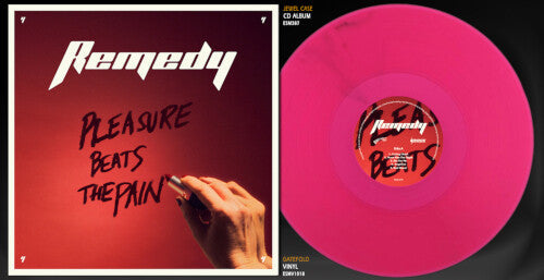 The Remedy: Pleasure Beats The Pain - Magenta Clear - VINYL