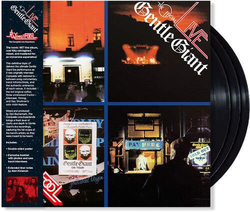 Gentle Giant- Playing the Fool - The Complete Live Experience { VINYL LP }