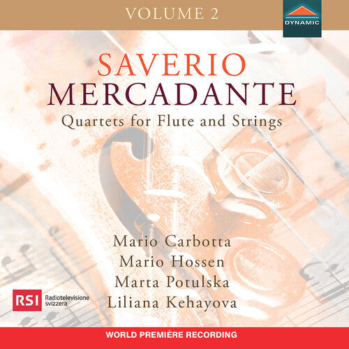 Nikolay Shugaev: Saverio Mercadante, Quartets for Flute & Strings, Vol. 2 - Record