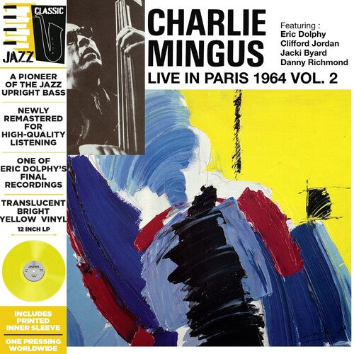Charlie Mingus- Live in Paris, 1964 Vol. 2 - Translucent Bright Yellow { VINYL LP }
