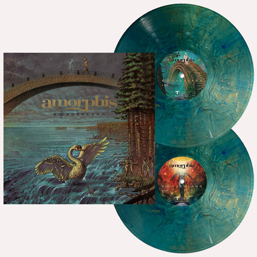 Amorphis- Borderland (Green Blue Marbled Vinyl incl. Bonus Tracks) (Indie Exclusive Vinyl) { VINYL LP }