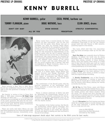 Kenny Burrell- Kenny Burrell (Original Jazz Classics Series) { VINYL LP }