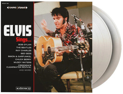Elvis Presley- Elvis Sings - Limited Gatefold 180-Gram White Colored Vinyl { VINYL LP }