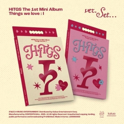 Hitgs: Things We Love : I - Random Cover - incl. Photobook, Sticker, Polaroid Photo, Photocard, Folded Poster, Postcard + Mount Film - CD