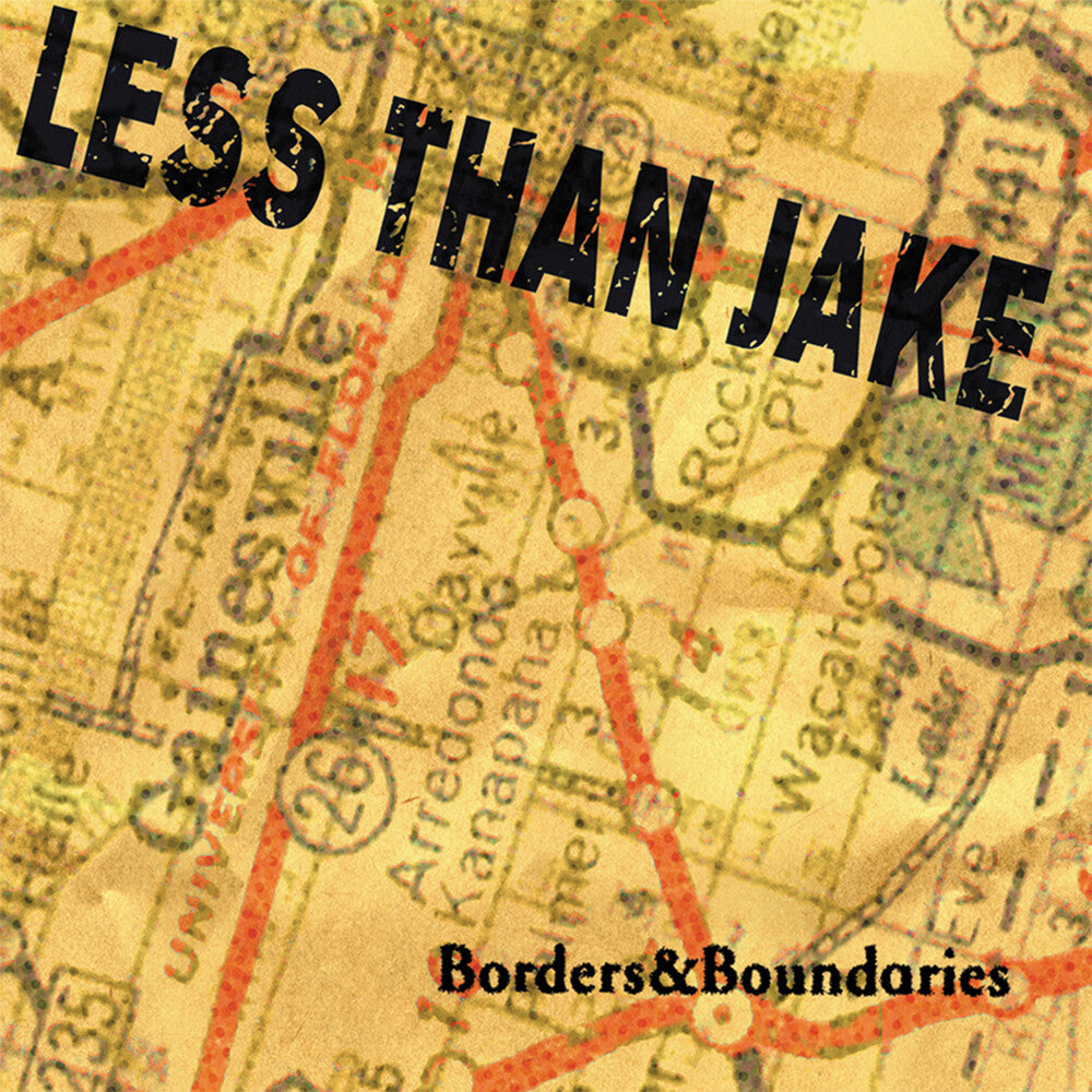 Less Than Jake- Borders & Boundaries 25th Anniversary - Yellow Vinyl { VINYL LP }