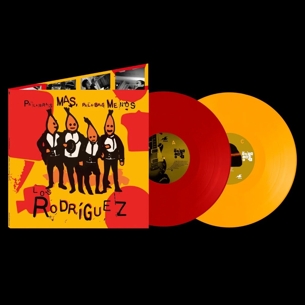 Los Rodriguez- Palabras Mas Palabras Menos - Yellow & Red Vinyl { VINYL LP }
