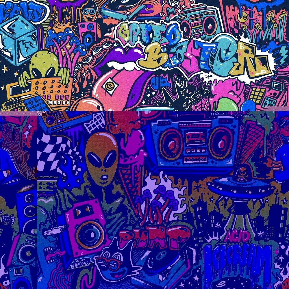 Gettoblaster- Acid Ice Cream { VINYL LP }