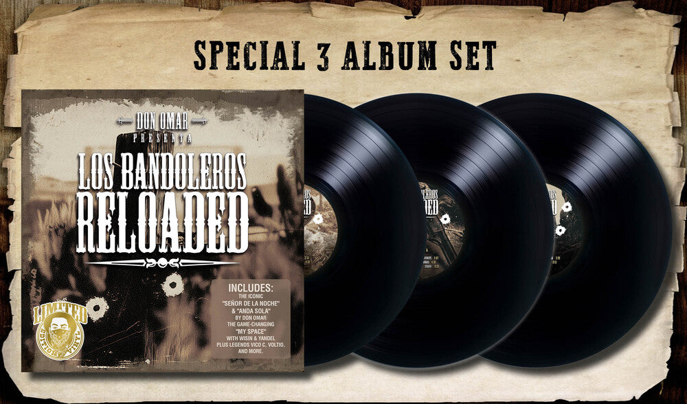 Don Omar- Bandoleros Reloaded { VINYL LP }