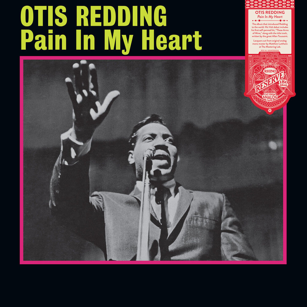 Otis Redding- Pain In My Heart (Rhino Reserve) { VINYL LP }