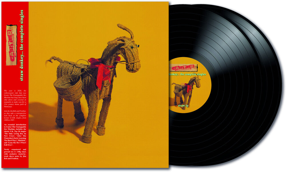 Carter The Unstoppable Sex Machine- Straw Donkey - The Complete Singles { VINYL LP }