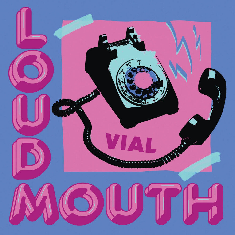 Vial- Loudmouth - Ice Blue With Aqua Blue Spokes (Blue) { VINYL LP }