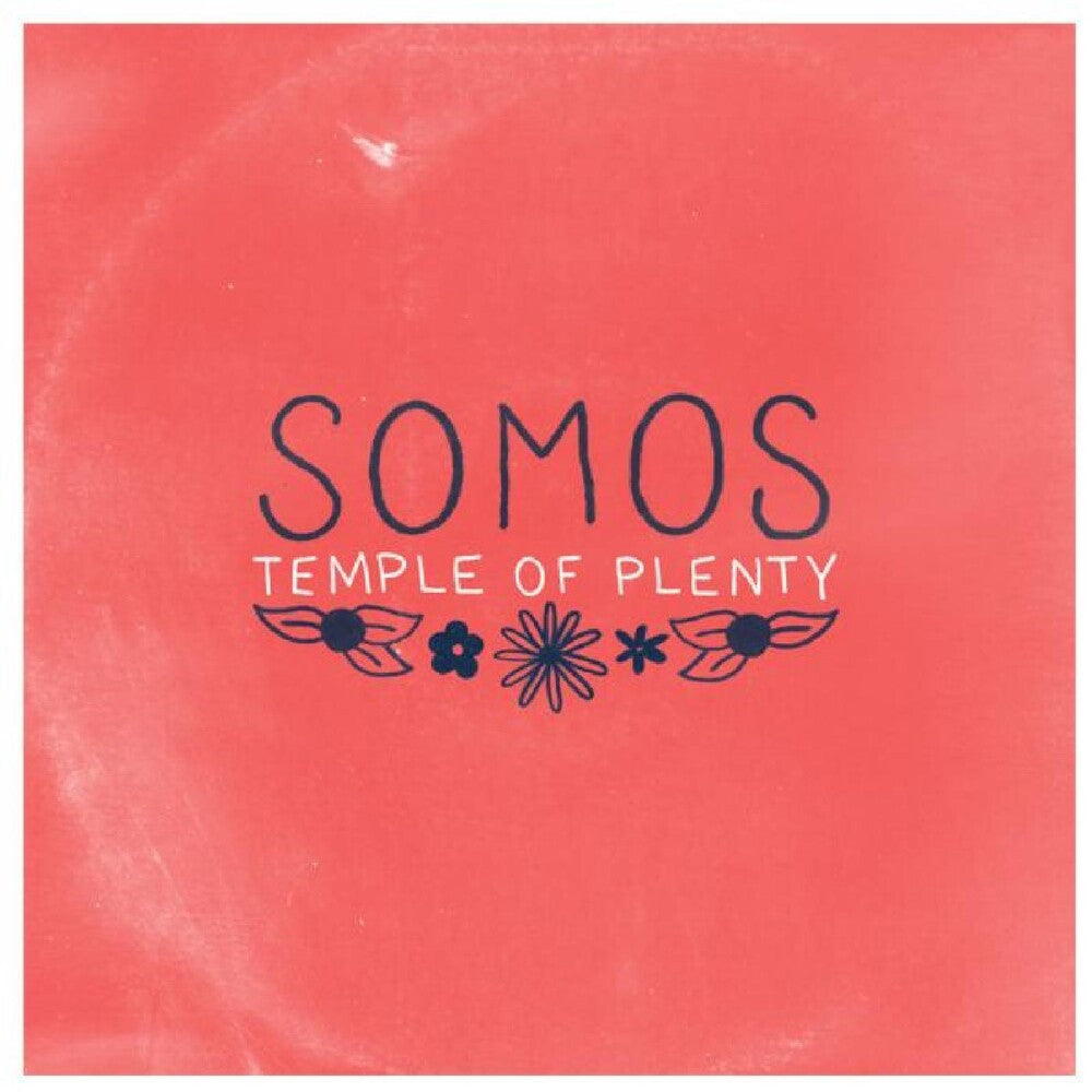 Somos- Temple Of Plenty - Red & Sea Glass Blue Splash { VINYL LP }