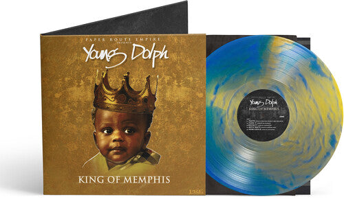 Young Dolph: King of Memphis (10 Yr Anniversary) Royalty Blue/Gold - Record