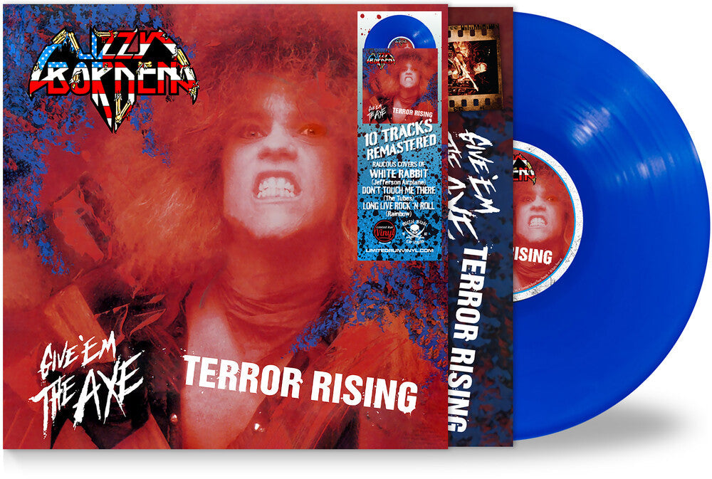 Lizzy Borden- Give 'em The Axe & Terror Rising - Blue (Blue) { VINYL LP }