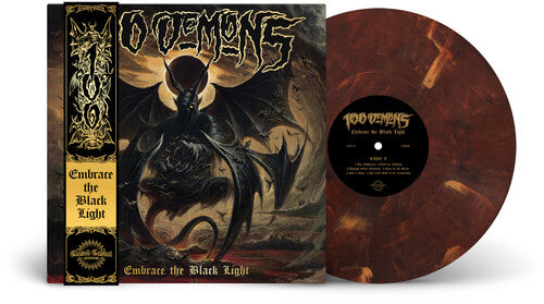 100 Demons: Embrace The Black Light (Spiritual Obliteration Marble Vinyl) - VINYL