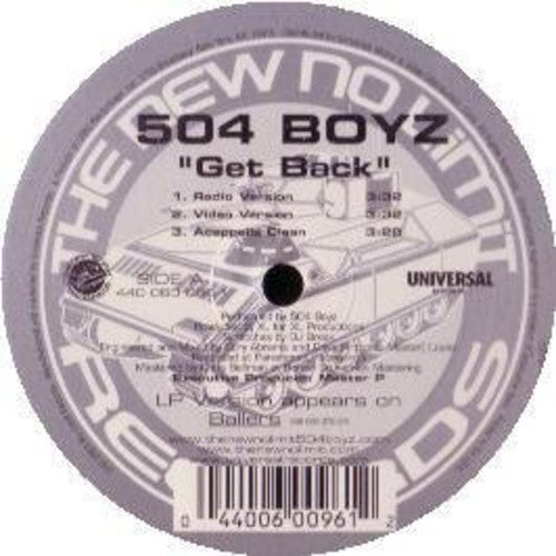 504 Boyz: Get Back - 12-INCH SINGLE