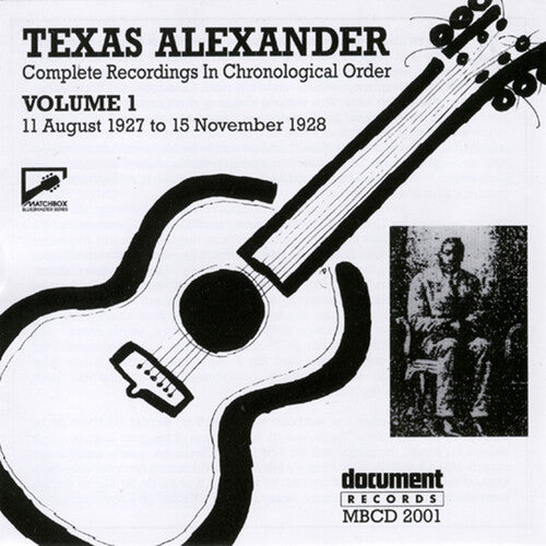 Texas Alexander: Complete Recorded Works 1927-1950 Vol. 1 (1927-1928) - Record