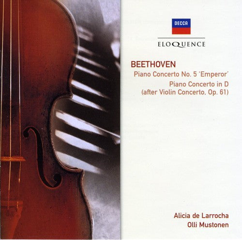 Alica Larrocha De: Beethoven: Pno Cto No 5 / VLN Cto in D (Pno Arr) - Record