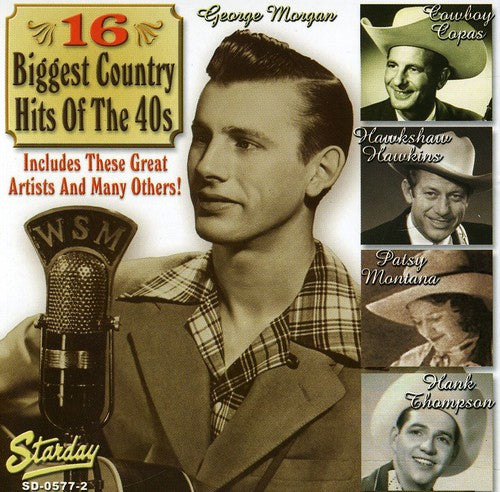 Various Artists: 16 Biggest Country Hits 1940's / Various - Record