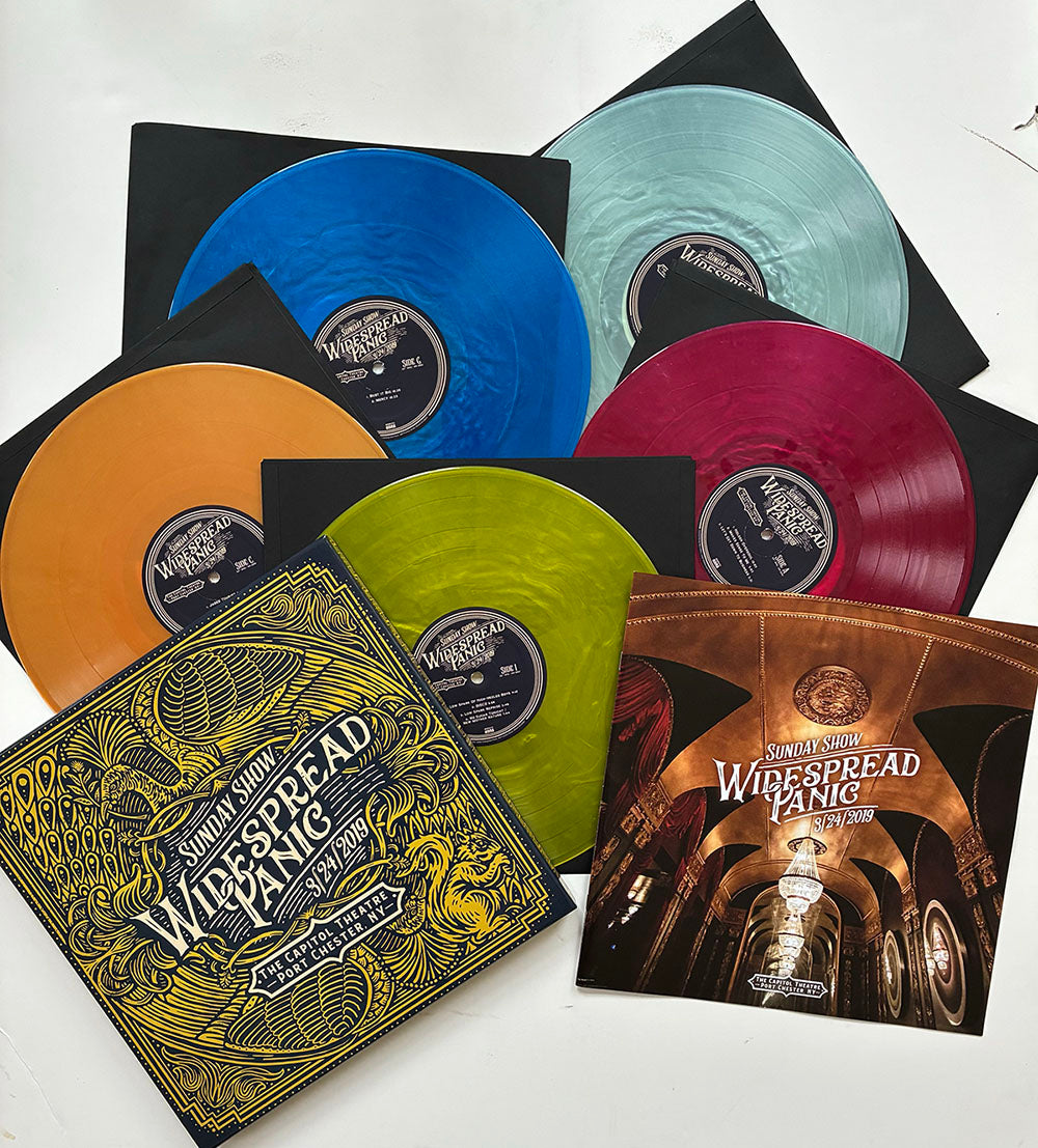 Widespread Panic- Sunday Show: 3/24/2019 Capitol Theatre, Port Chester, NY (5LP Multicolor Metallic Vinyl) { VINYL LP }