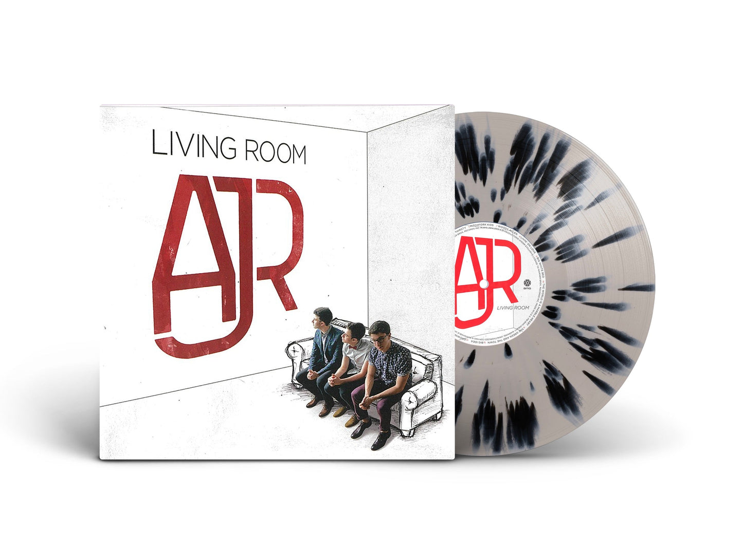 AJR- Living Room (Bone/Black Splatter Vinyl) { VINYL LP }