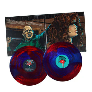 Friday The 13th Part III Soundtrack (Lenticular Cover; Red / Blue Swirl Vinyl) { VINYL LP }