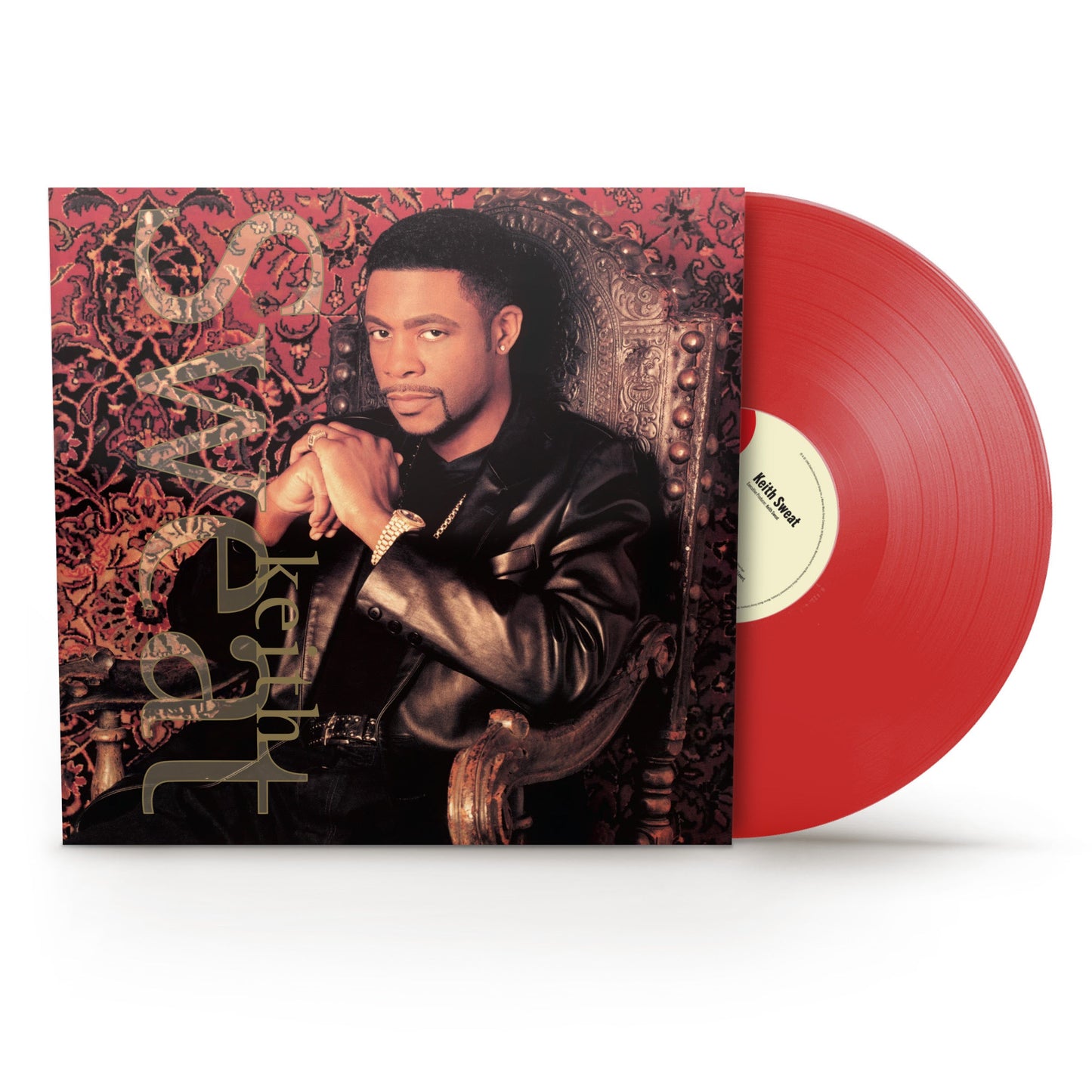Keith Sweat- Keith Sweat (Elektra 75) (Translucent Red Vinyl) { VINYL LP }