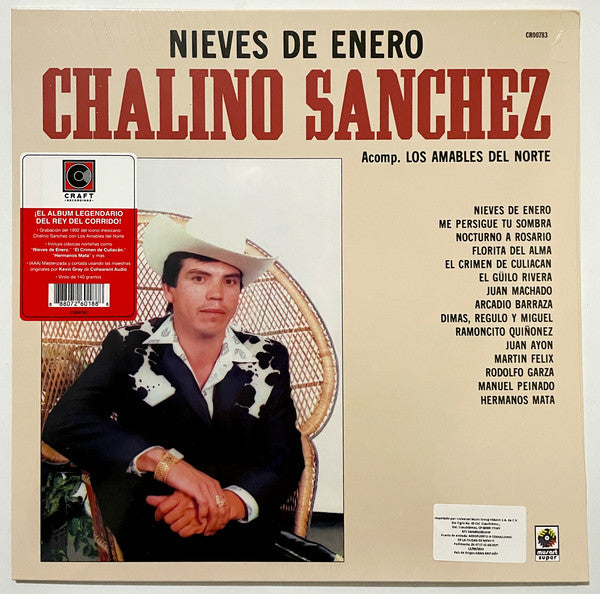 Chalino Sanchez- Nieves De Enero { VINYL LP }